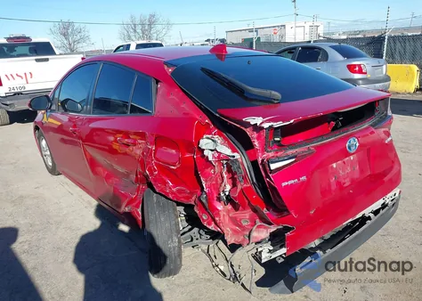 2021 Toyota Prius Le from USA, damaged, VIN JTDKAMFU5M3148849